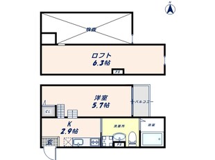 Sky Grace花園の物件間取画像